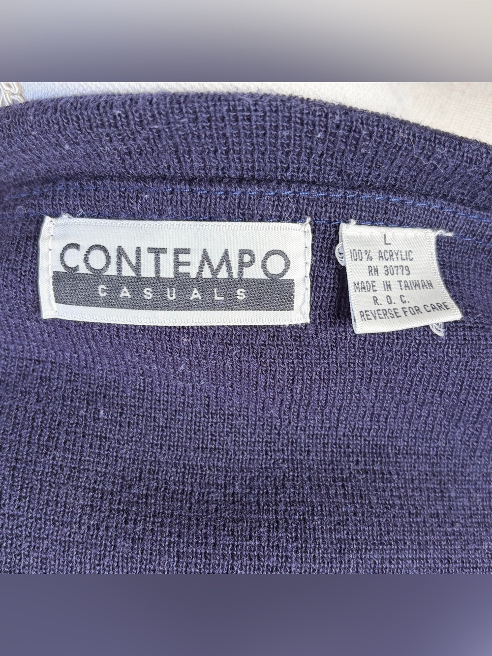 80s Sailor Sweater by Contempo Casuals - Picture 5 of 5